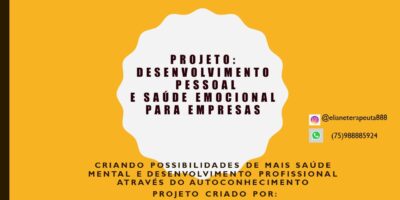 Projeto desenvolvimento pessoal e saúde emocional para empresas