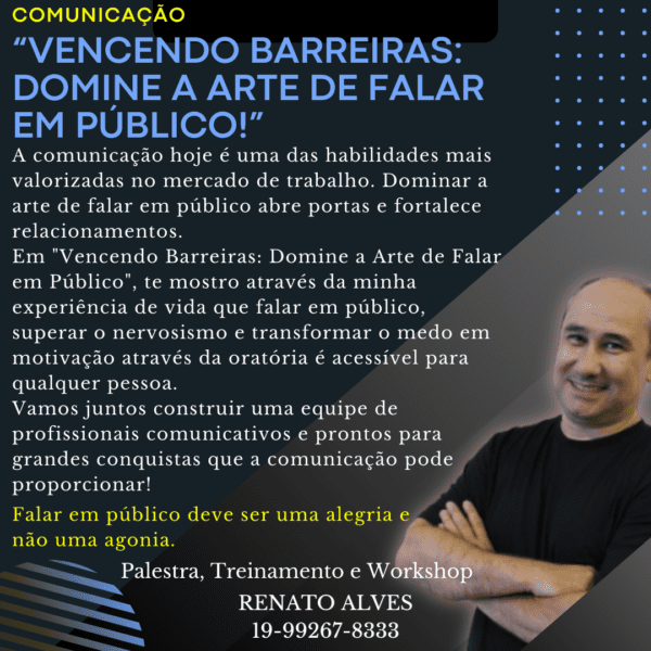 "Vencendo Barreiras - Domine o Medo de Falar em Público"