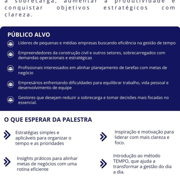 Gestão do Tempo do Líder