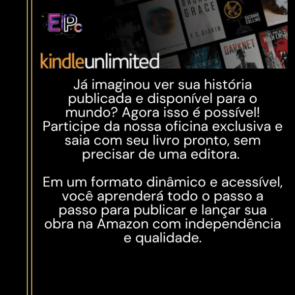 Oficina prática publique o seu livro na plataforma da amazon.com de forma gratuita e independente