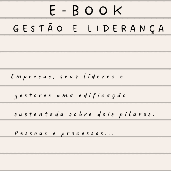 E-BOOK GESTÃO E LIDERANÇA