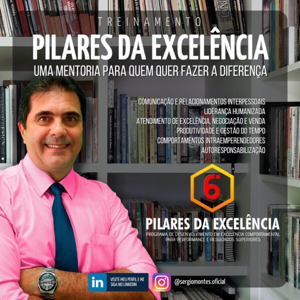 PILARES DA EXCELÊNCIA - Um Programa de Treinamento para quem quer fazer a diferença