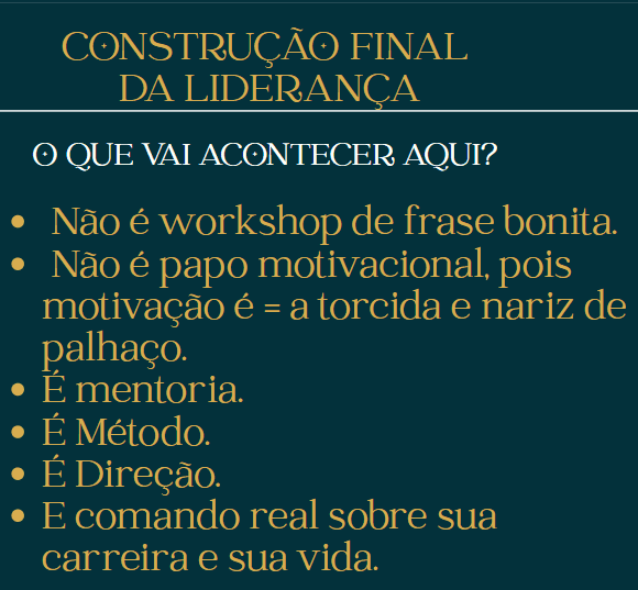 DO CHÃO AO COMANDO - 🔥De conferente a diretor & 🧠De invisível a protagonista.