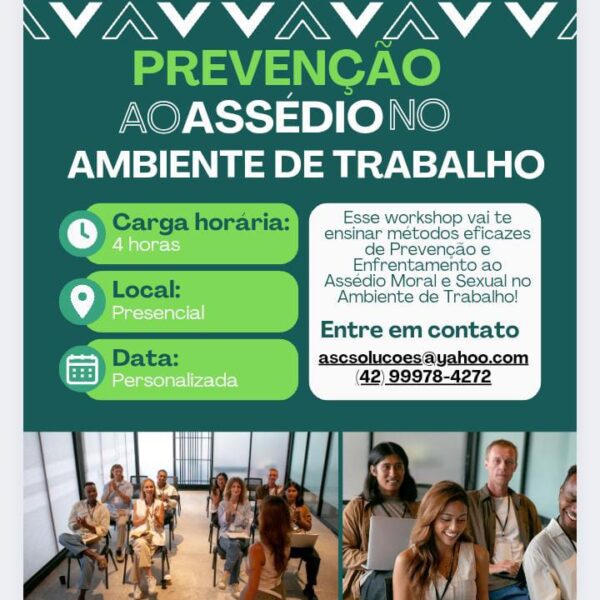 Prevenção ao assédio no ambiente de trabalho