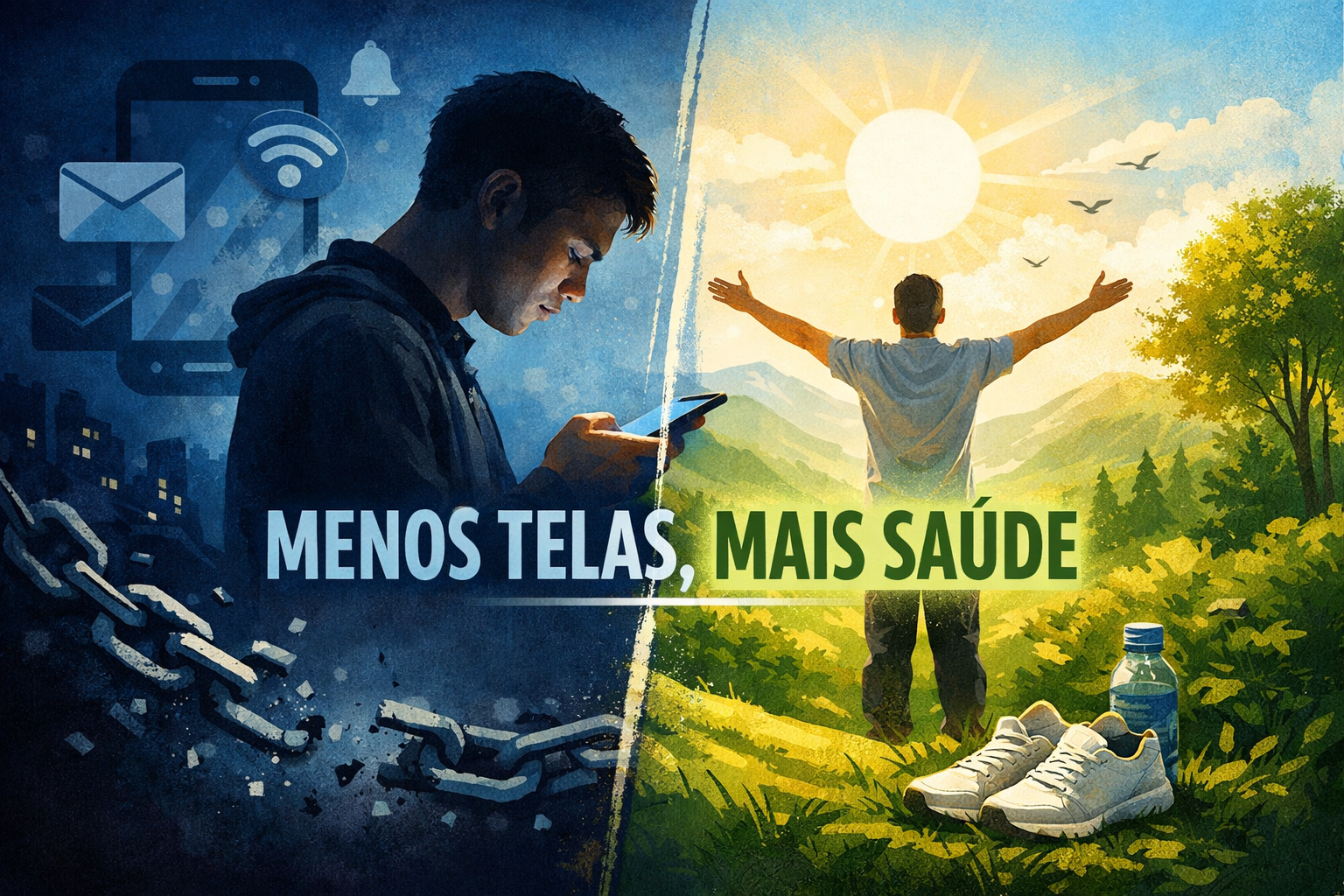 MENOS TELAS, MAIS SAÚDE