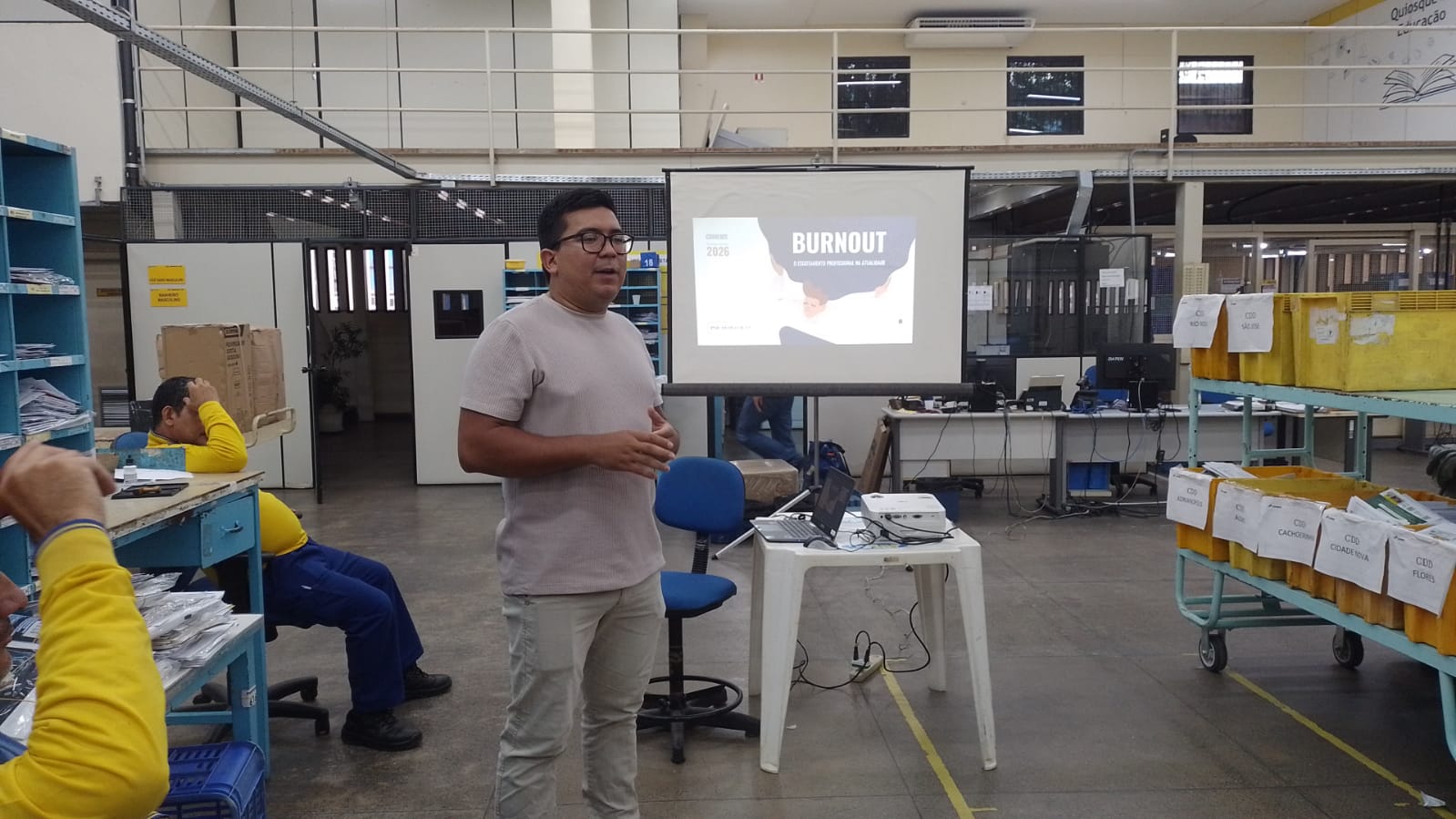 Palestra sobre Saúde Mental