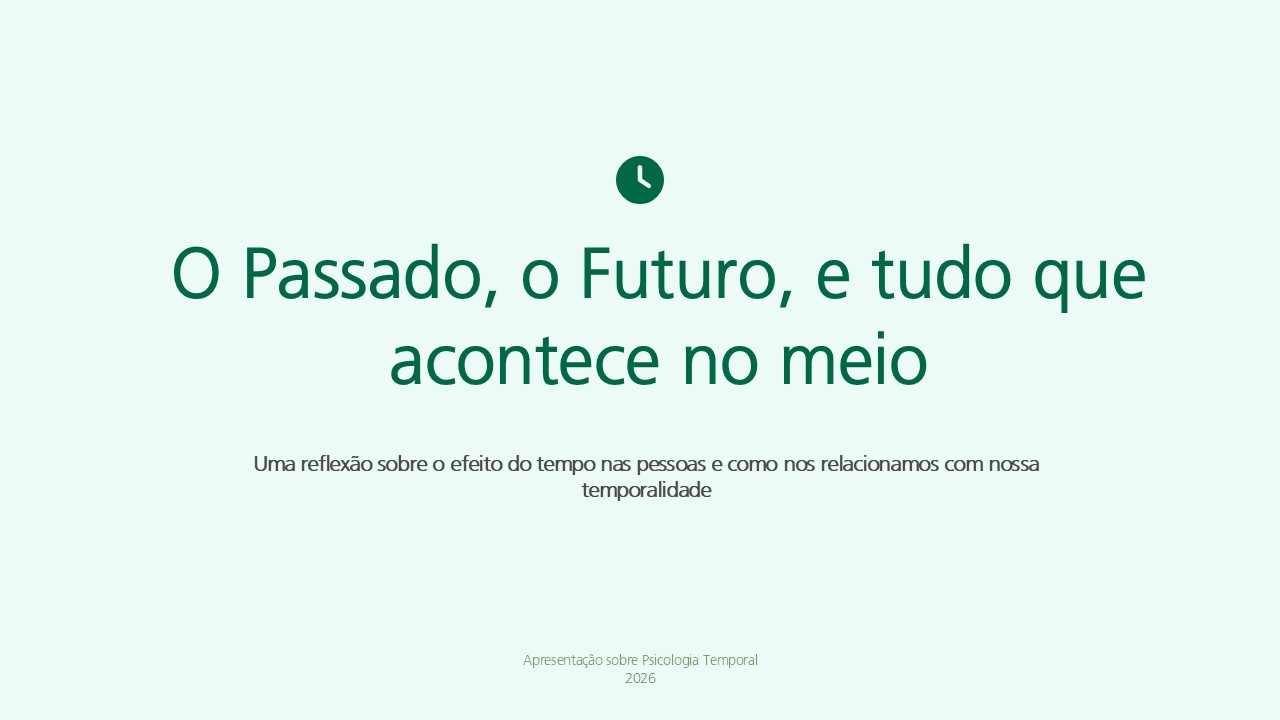 Enquanto o Tempo não Passa (Motivacional)