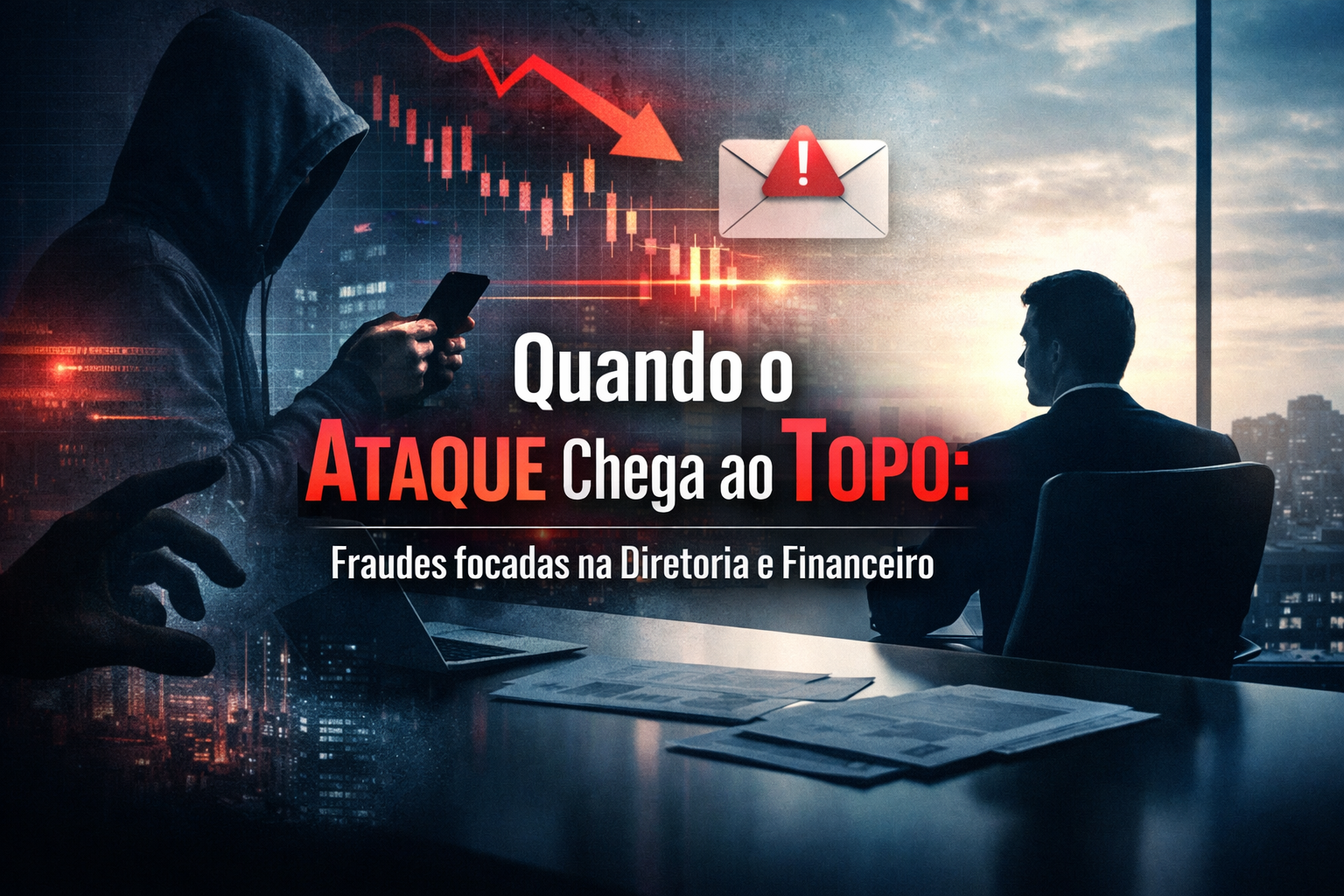 Quando o Ataque Chega ao Topo: Fraudes focadas na Diretoria e Financeiro