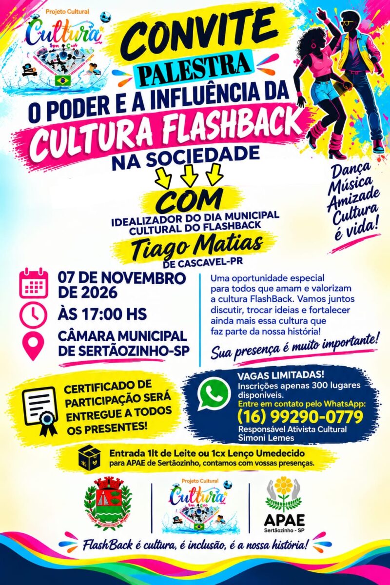 "Nos embalos da cultura Flashback (memórias e culturalizacao).