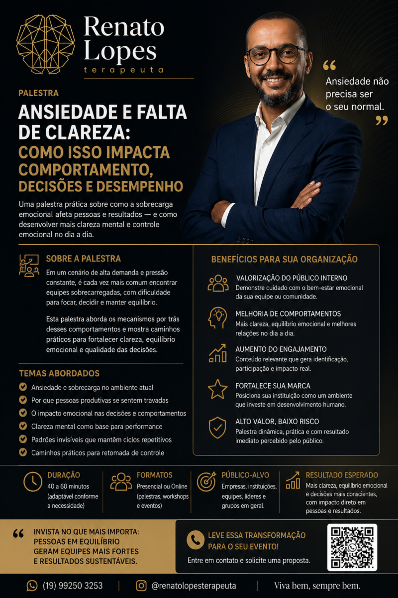 Ansiedade e falta de clareza: como isso afeta comportamento, decisões e desempenho