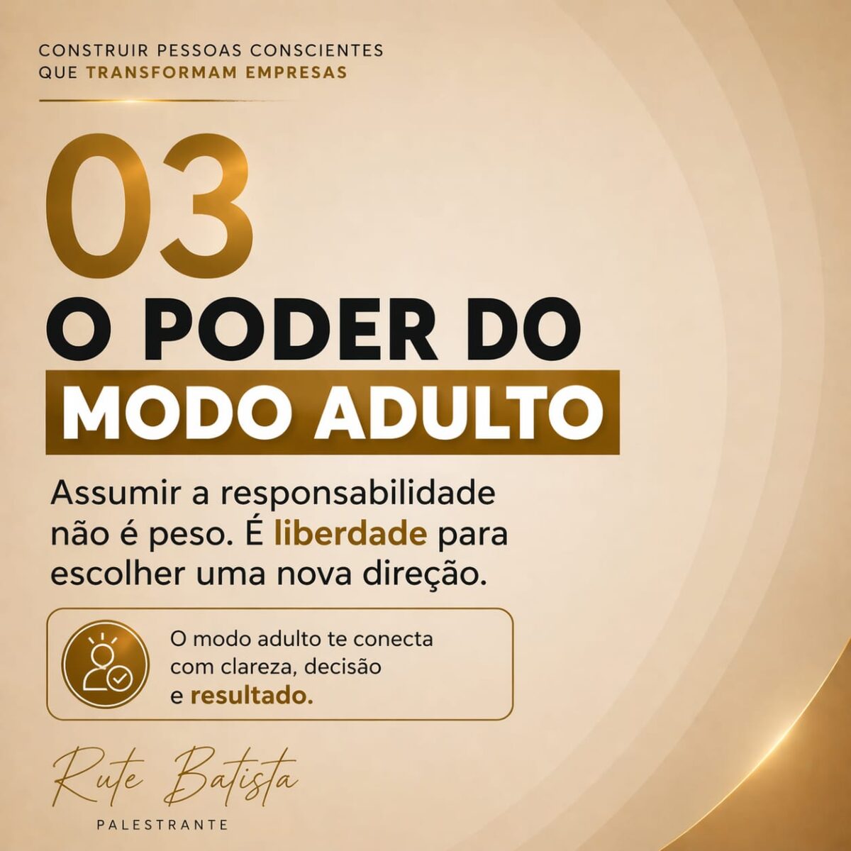 PALESTRA ATIVANDO O SEU MODO ADULTO
