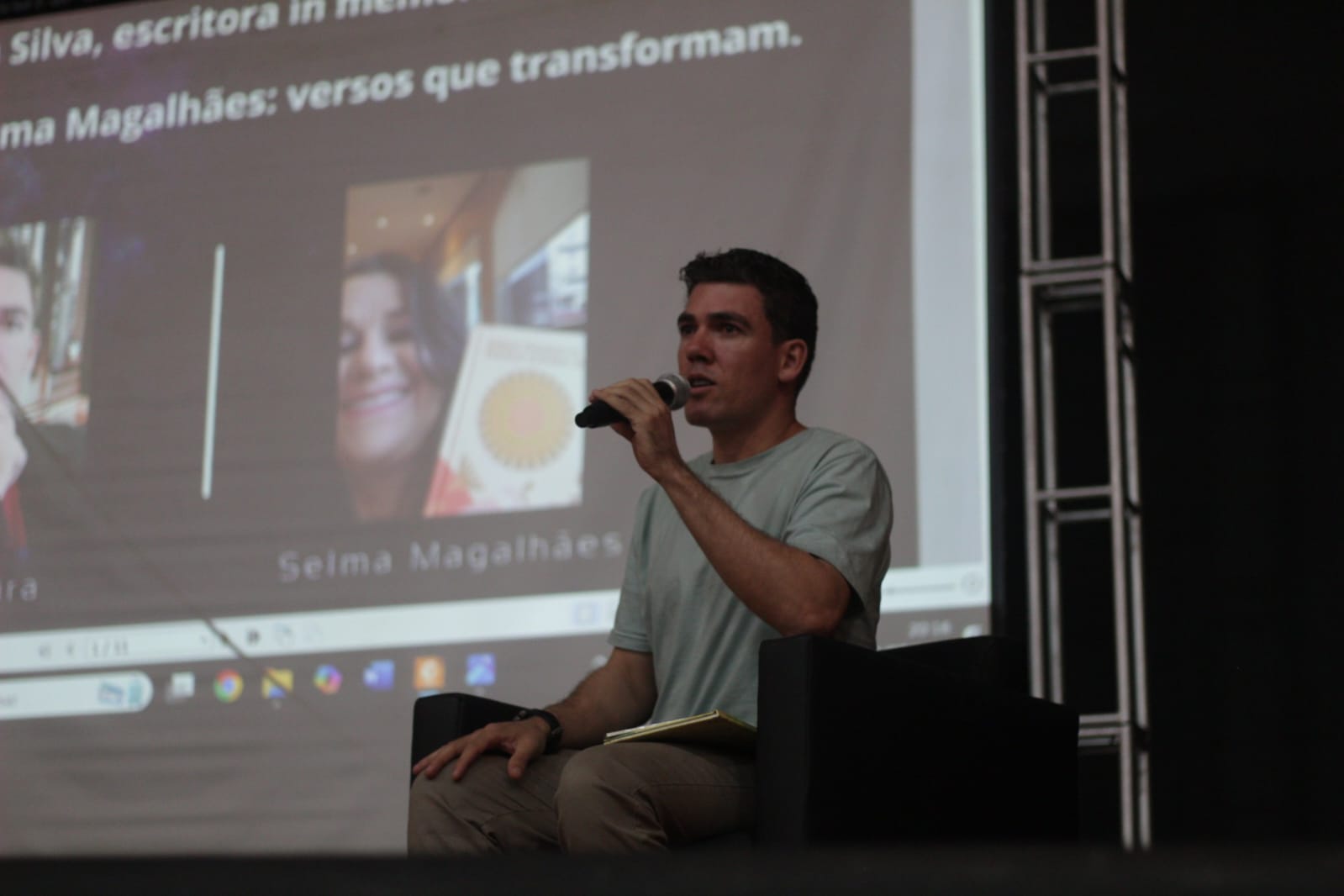 "Jovens escritores: Como se tornar um five star?"/ "Motivação começa de dentro para fora"/ "Se vive na fila, pira"/ "Causos motivacionais: refletir para agir"/ "O que podemos aprender com os pássaros?"