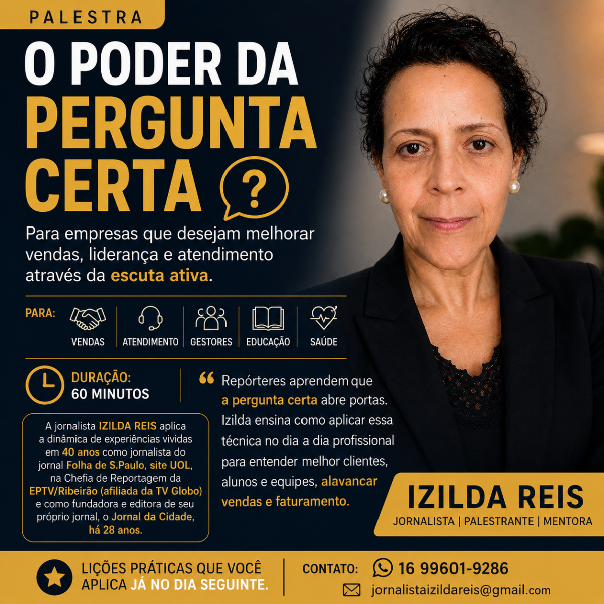O poder da pergunta certa.