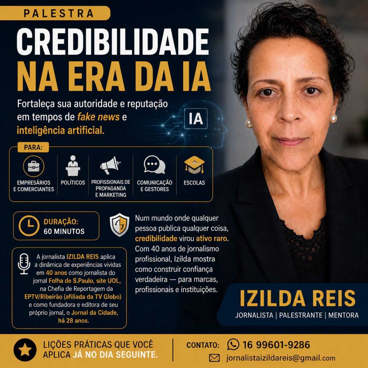 Credibilidade na era da IA.