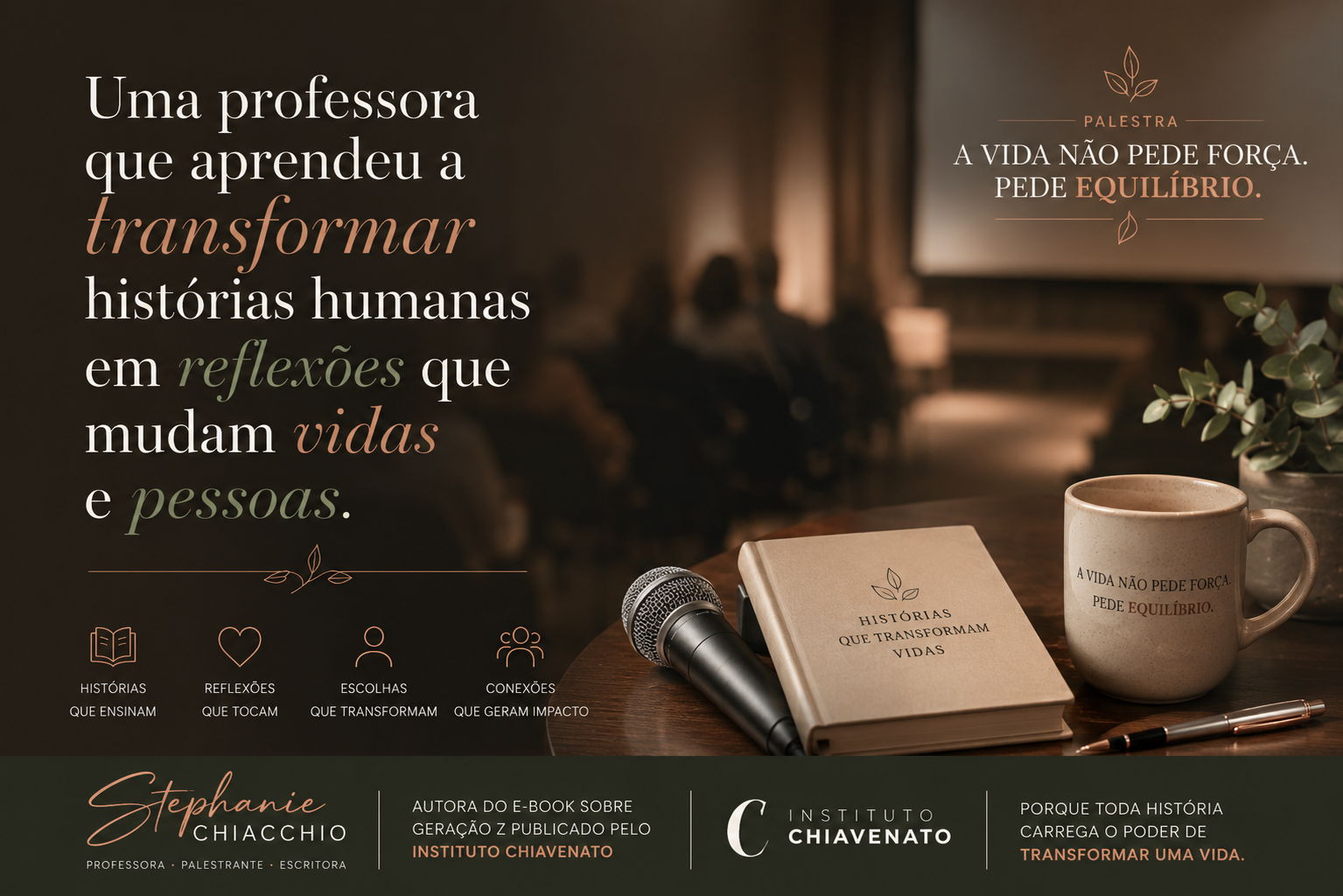 A vida não pede força, pede equilibrio