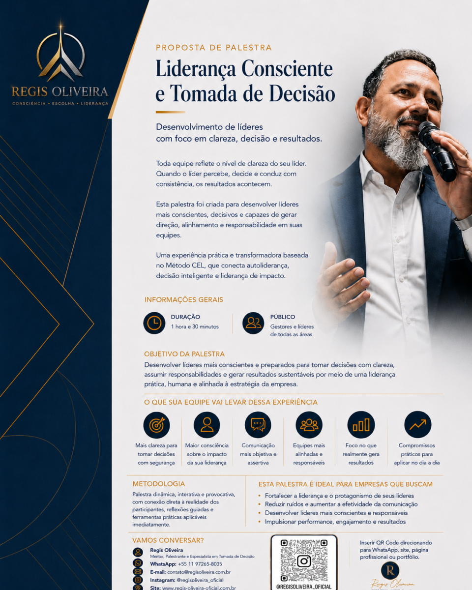 LIDERANÇA CONSCIENTE E A TOMADA DE DECISÃO