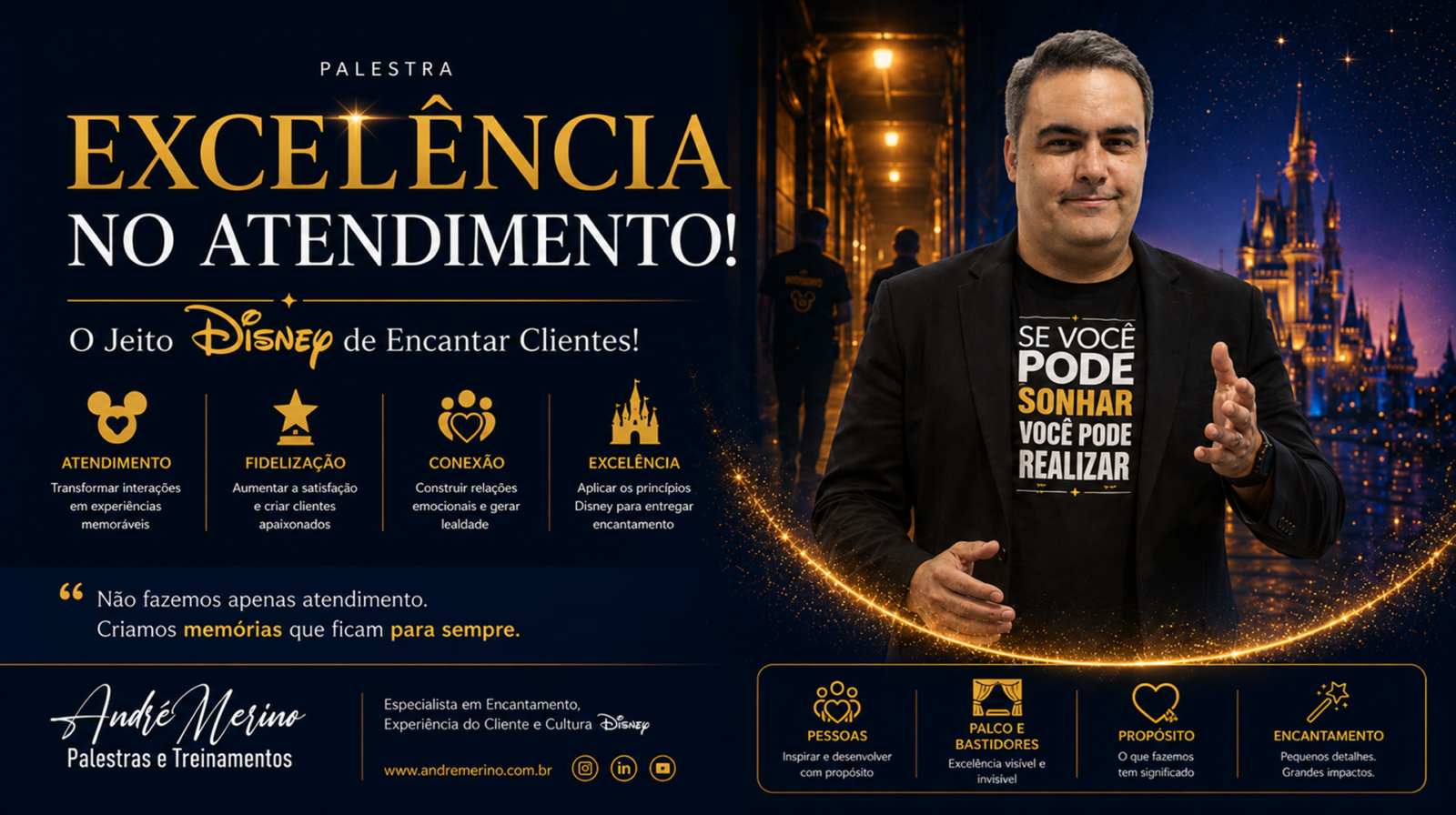 Excelência no Atendimento! O Jeito Disney de Encantar Clientes!