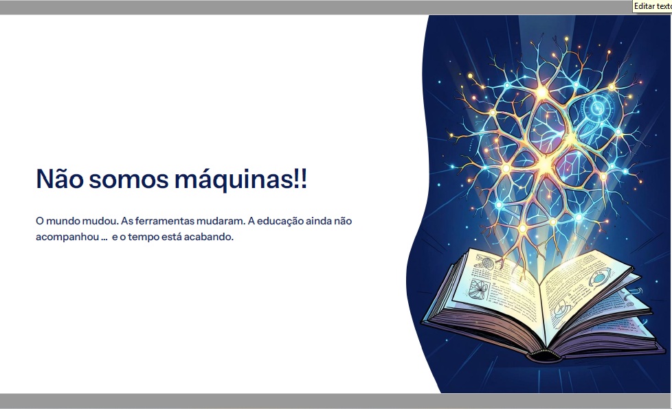 Nós não somos máquinas!