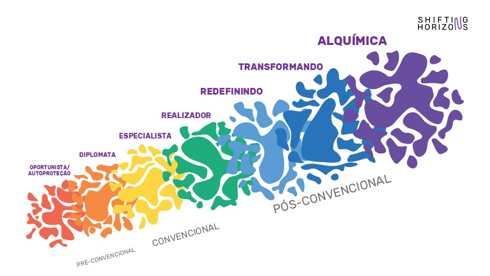 Facilitação em Níveis de Consciência / Lógica de Ação ferramenta Shifting Horizons