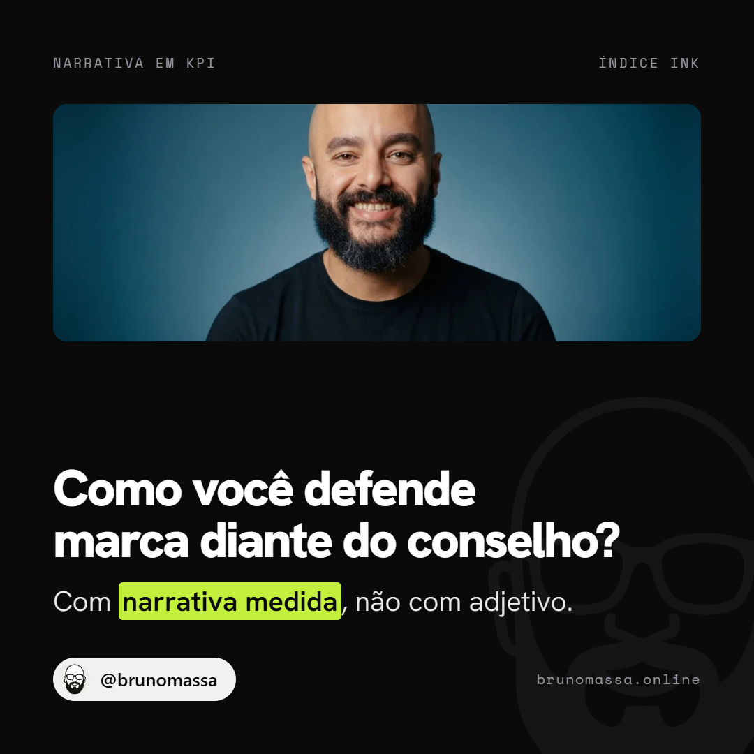 Narrativa em KPI, Sua marca conta uma história.