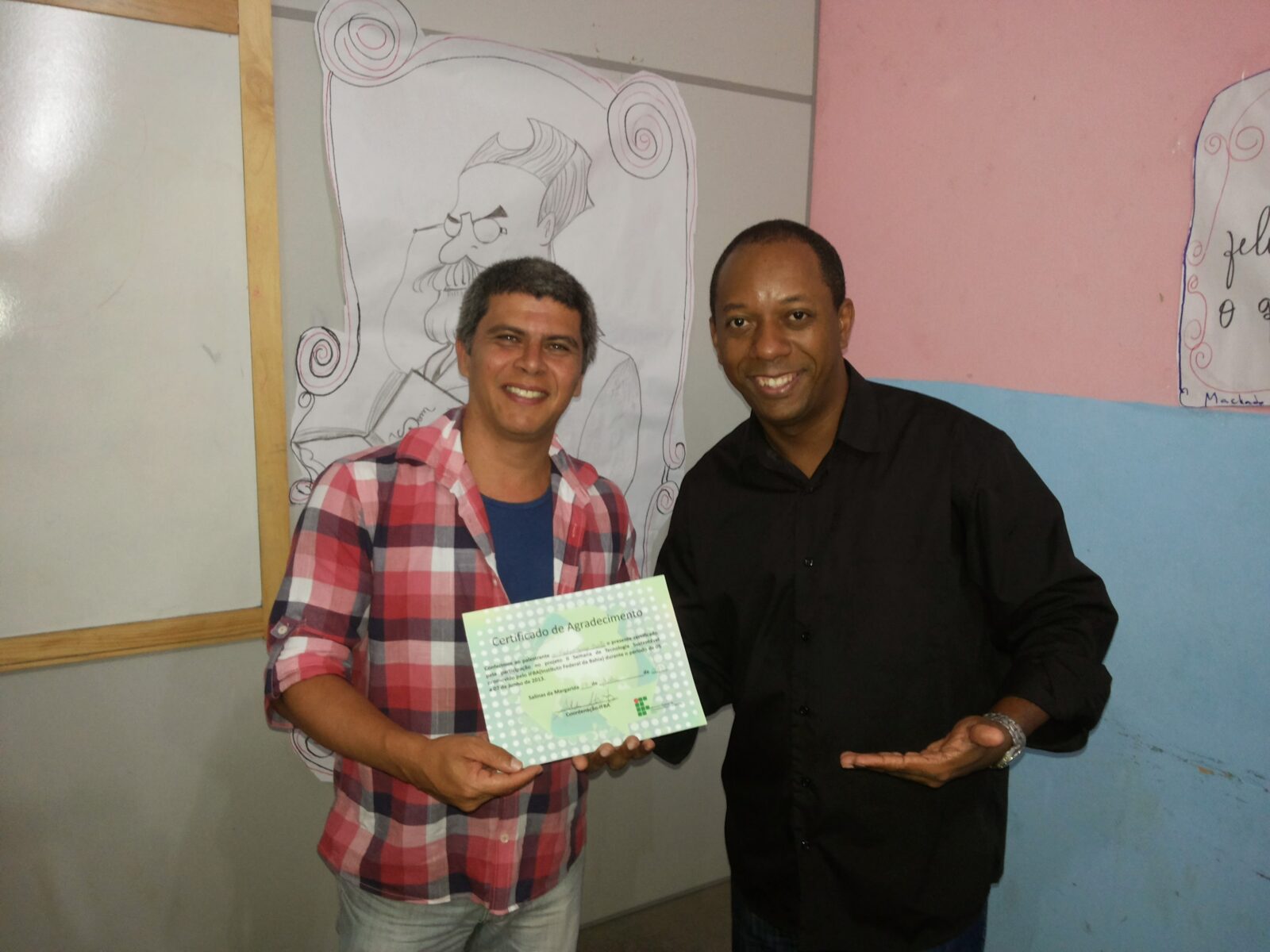 Palestra no IFBA em Salinas da Margarida | Tema Virtualização e suas vantagens
