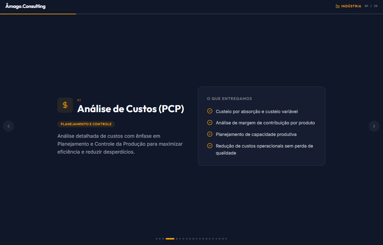 Consultoria Empresarial - Logistica, Industria e Varejo