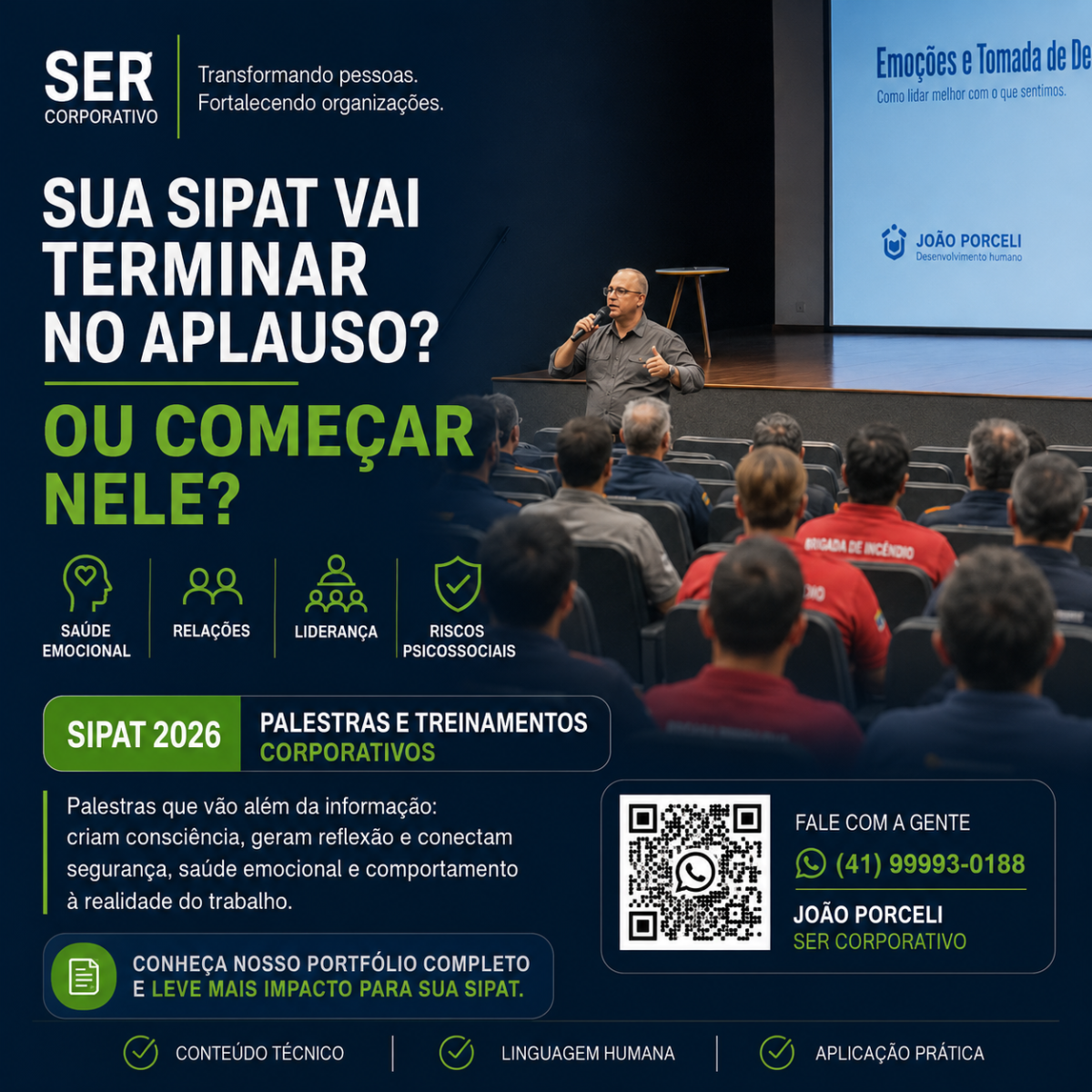Palestras para SIPAT | Saúde Emocional, Motivação e Prevenção