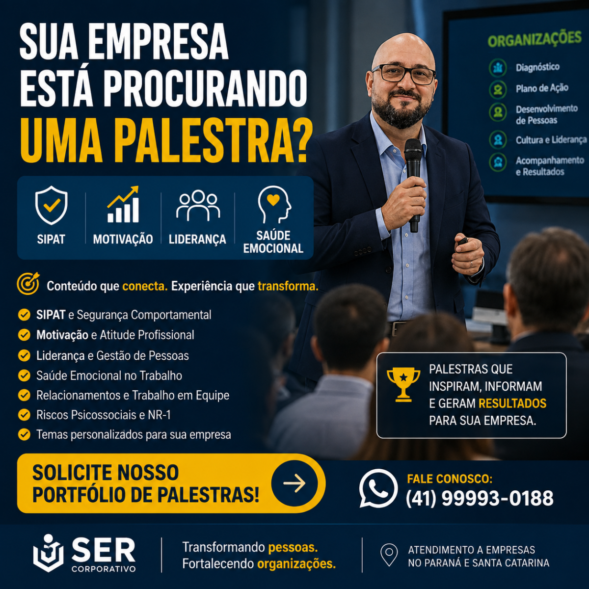 Palestras para SIPAT | Saúde Emocional, Motivação e Prevenção