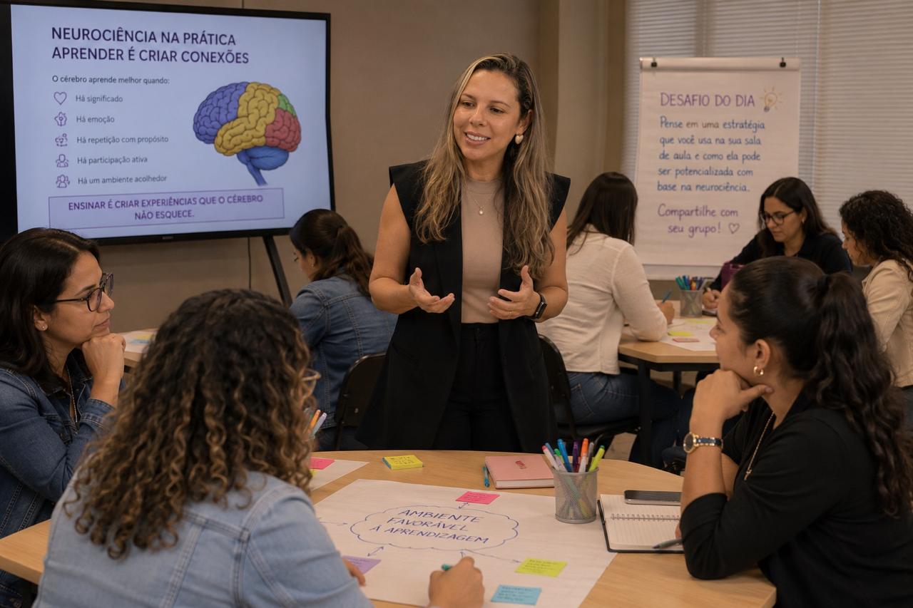 Palestrante em Neuroeducação, Autismo, Práticas Pedagógicas Inclusivas e Orientação de Pais