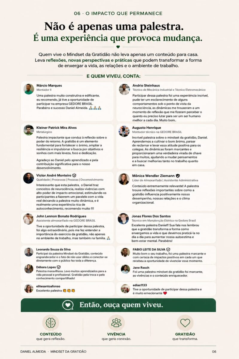 Mindset da Gratidão
