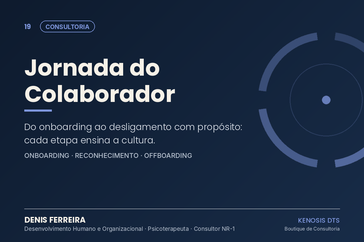 Jornada do Colaborador: do onboarding ao desligamento com propósito
