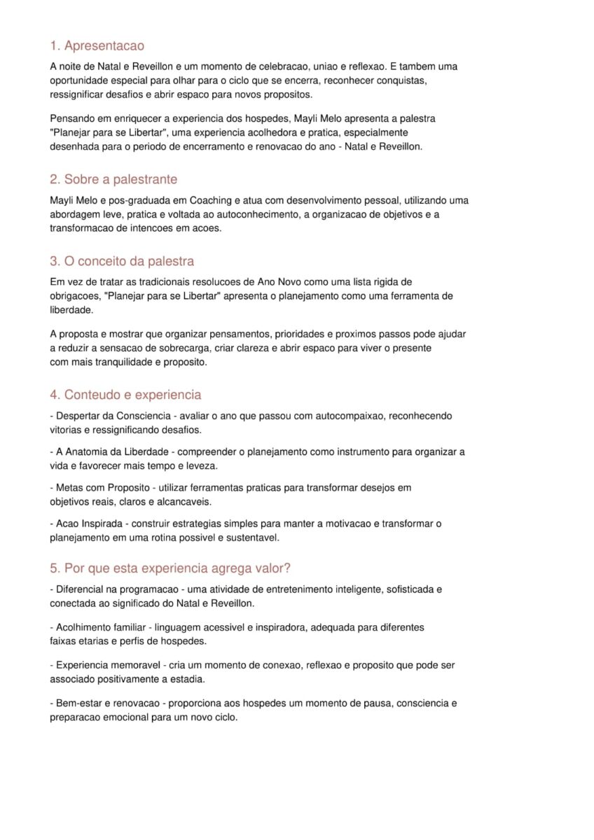 Planejar para se libertar