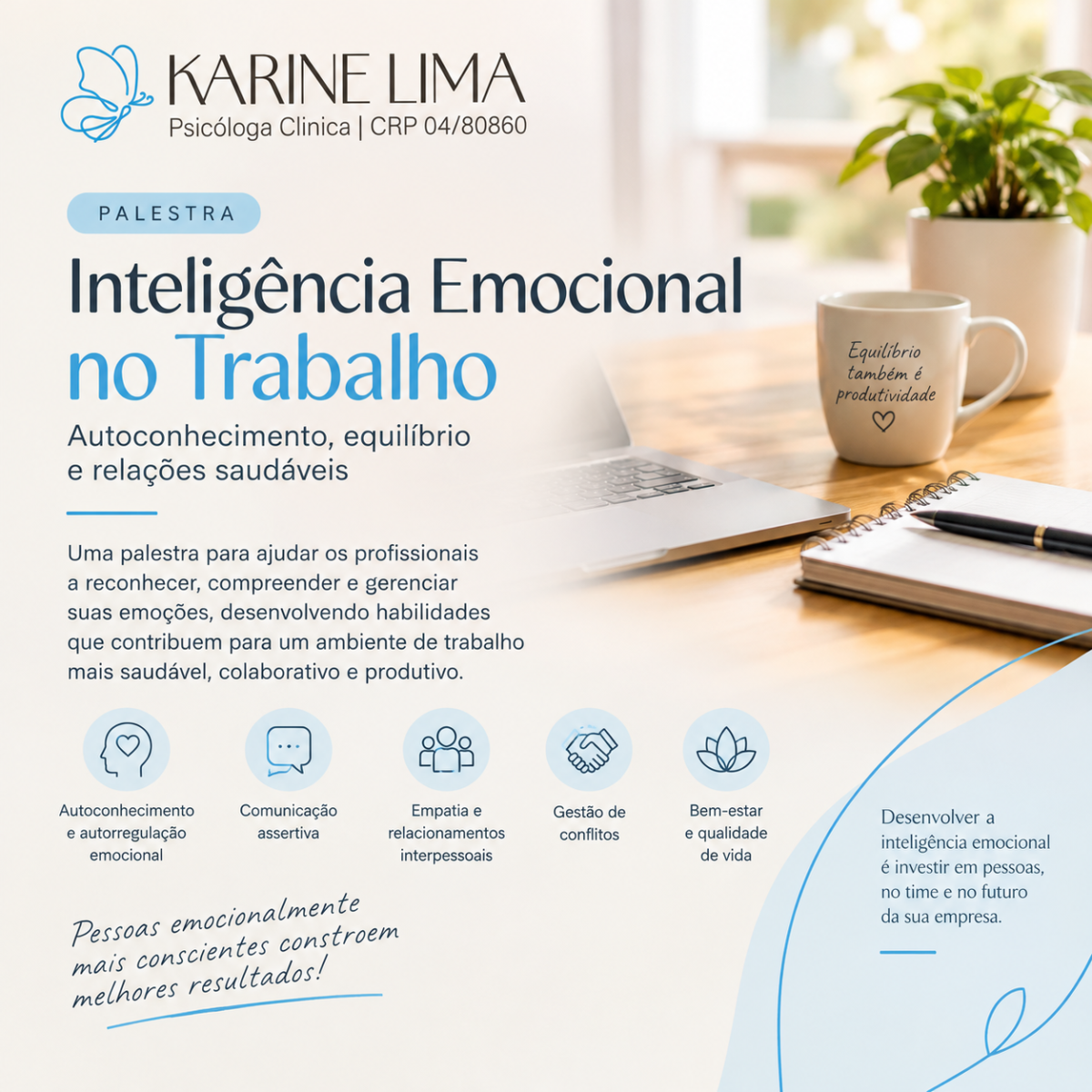 Inteligência Emocional no Trabalho: Autoconhecimento, Equilíbrio e Relações Saudáveis