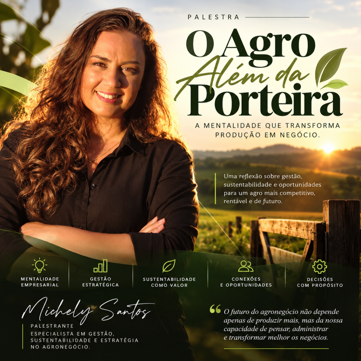 O Agro Além da Porteira