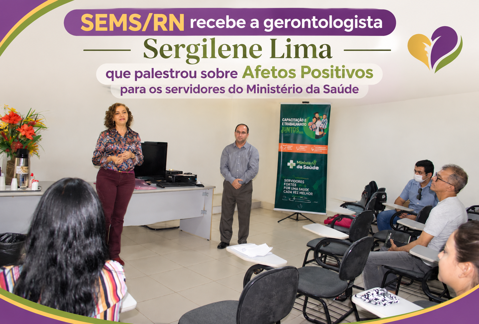 Gerontoterapeuta e Palestrante: Envelhecimento Positivo/Produtivo, Emoções e Virtudes, Estimulação Cognitiva